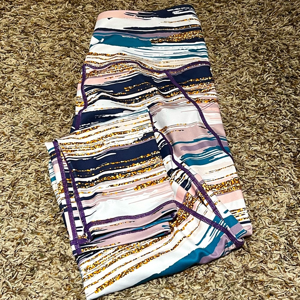 WodBottom striped pocket capris